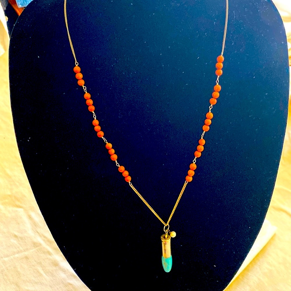 Unusual, One of a kind local artisans necklace.
